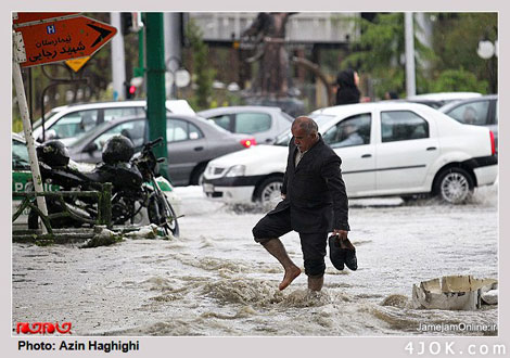 سیلاب در تهران